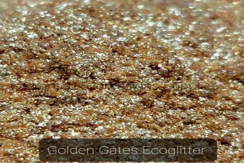 Eco-Friendly Golden Gates colored glitter