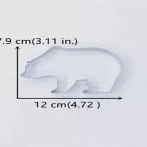 Grizzly Bear Cookie Cutters Mold Set [[product_type]] 6.56