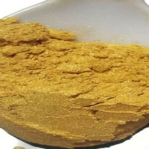 gold colored King Tut Mica powder