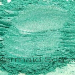 Bluish-teal colored mermaid scales mica powder