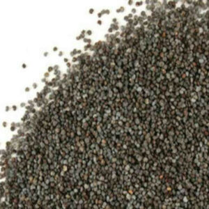 Poppy Seeds on table