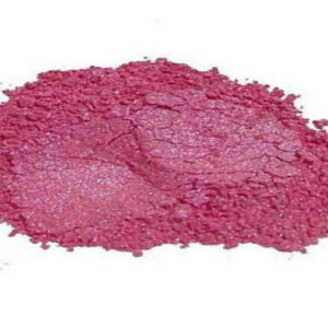 Princess pink colored mica powder