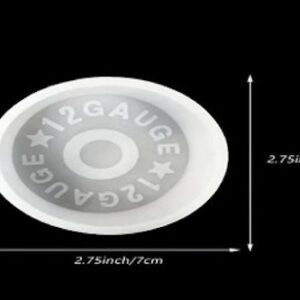 12 Gauge Freshie Silicone Mold 2.75 in x 2.75 in