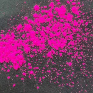 Electric pink neon mica powder