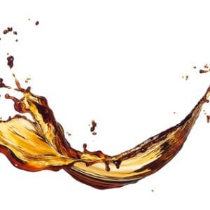 Hydrolyzed Vegetable Protein splashing on white background