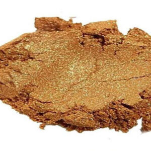 goldish-brown pharaoh's throne mica pigment powder