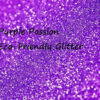 Eco-Friendly Purple Passion colored Glitter