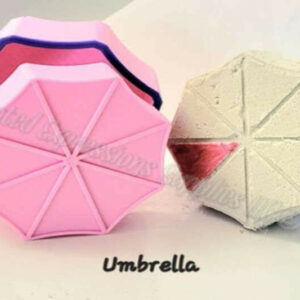 Umbrella BathBomb Bubble Dough Solid Shampoo 3D Mold [[product_type]] 19.67