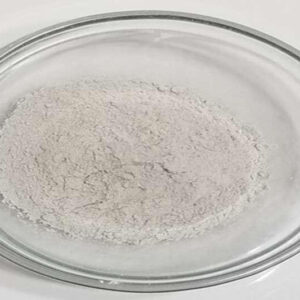 Zinc Oxide powder in a glass bowl