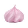 pink marshmallow hip on white background