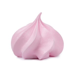 pink marshmallow hip on white background