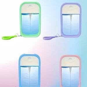 Plastic Square Credit Card Shape Refillable Perfume Spray Bottle 30mL